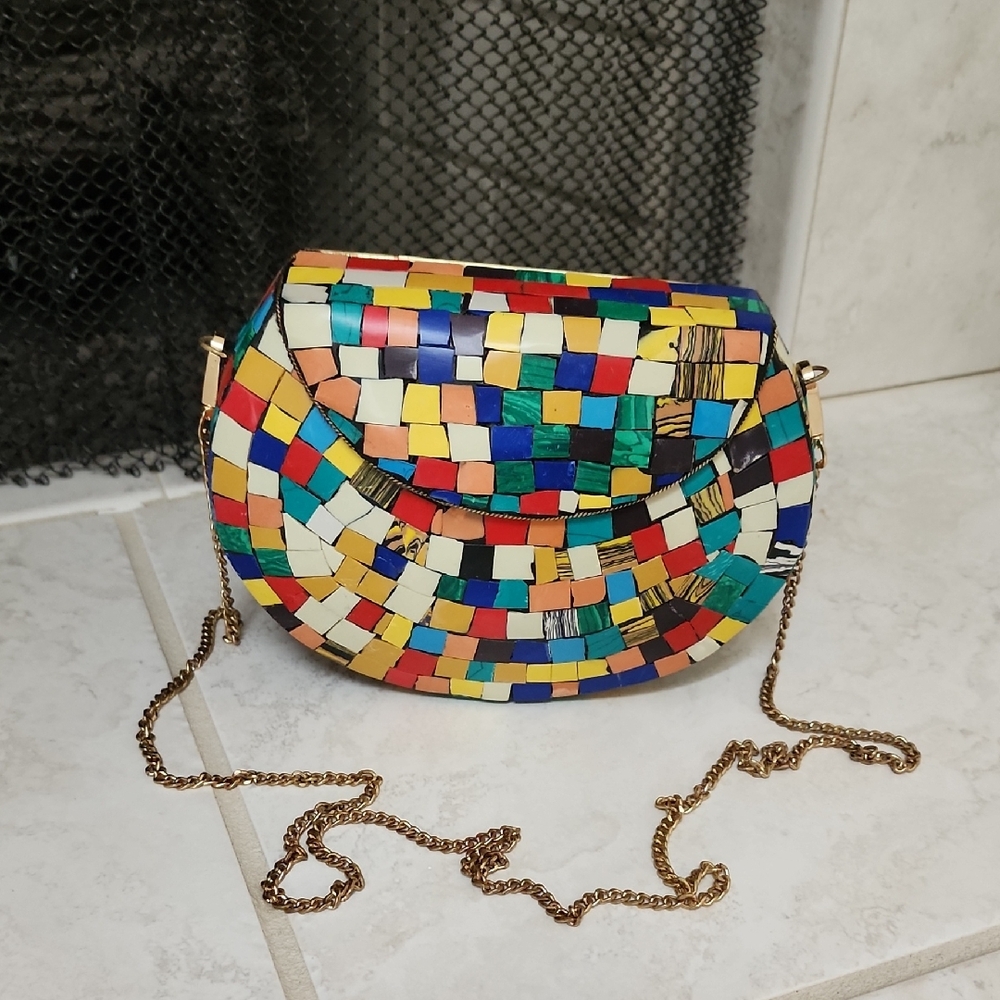 ❤️💙💚 RAMLA HANDMADE HANDBAG 💚💙❤️ - Picture 3 of 15